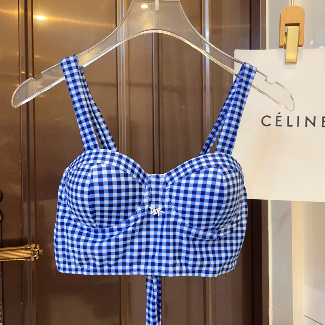 Dior High Stretch Casual Suit Swimsuit Waist Shaper Petite