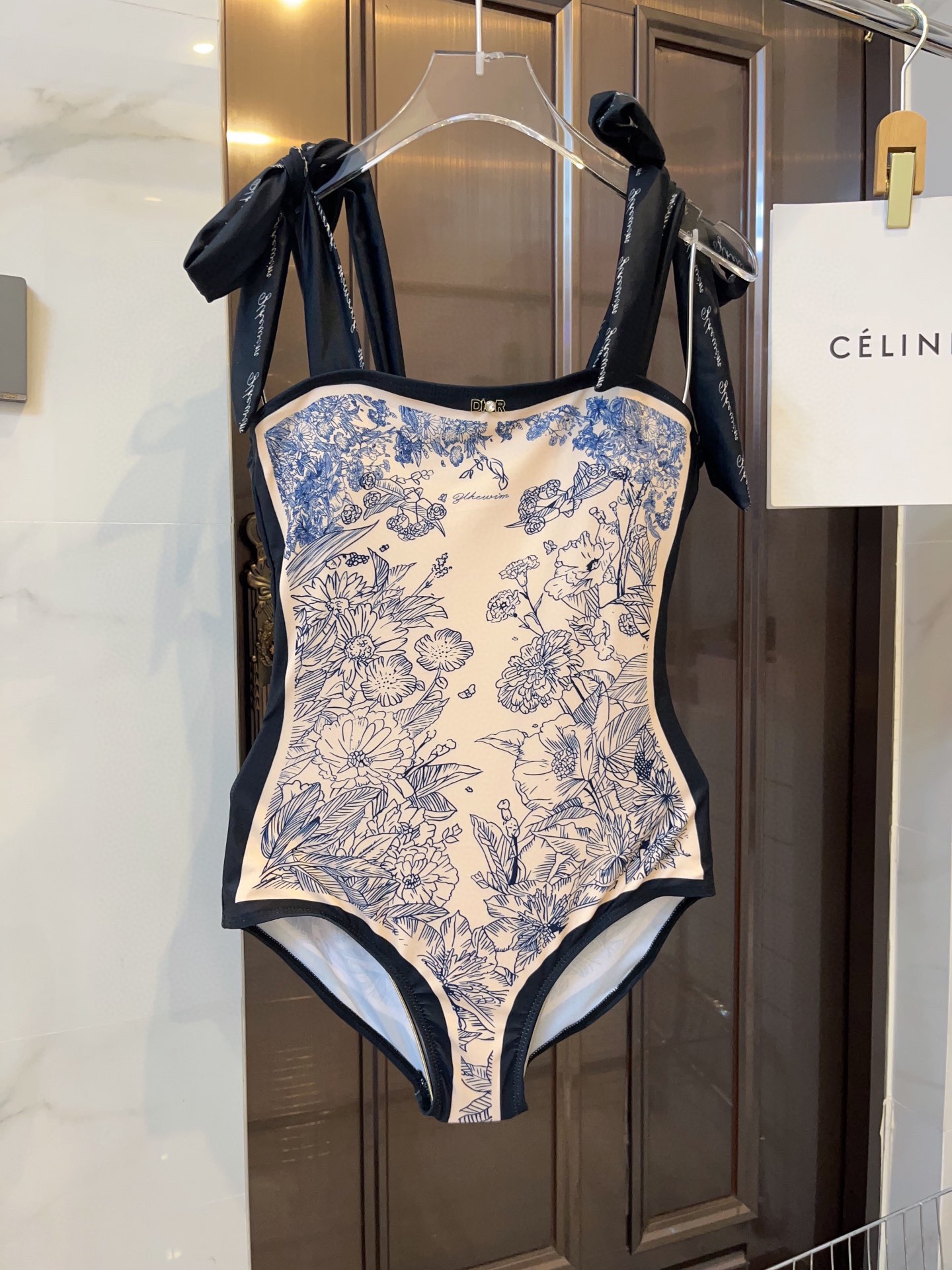 Dior one-piece swimming costume