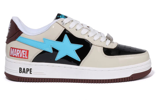 A BATHING APE Bape Sta x Marvel ‘Cream Black Blue’ 1I73-291-906