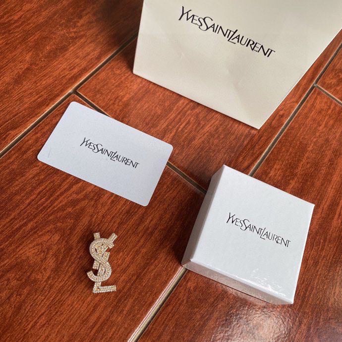 Saint Laurent YSL brooch