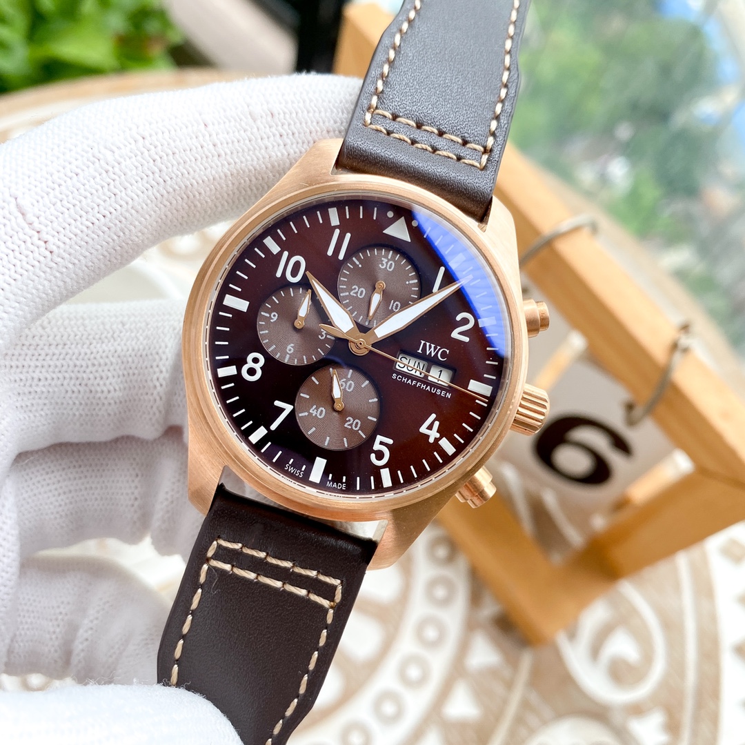 IWC- Pilot's Watches, Fine Men's Watches, Multifunctional Design Mineral Superlens