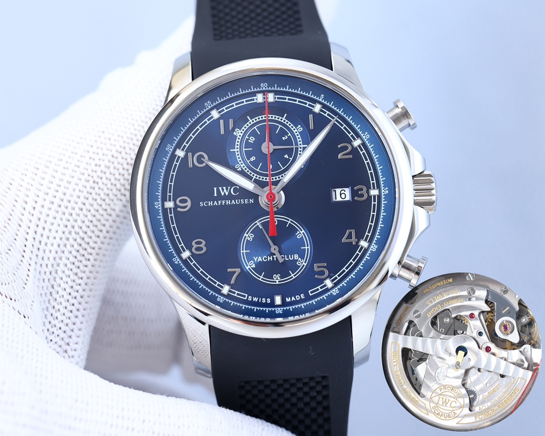 IWC- Portuguese IW390704 with Cal. 89361 chronograph movement Superluminova