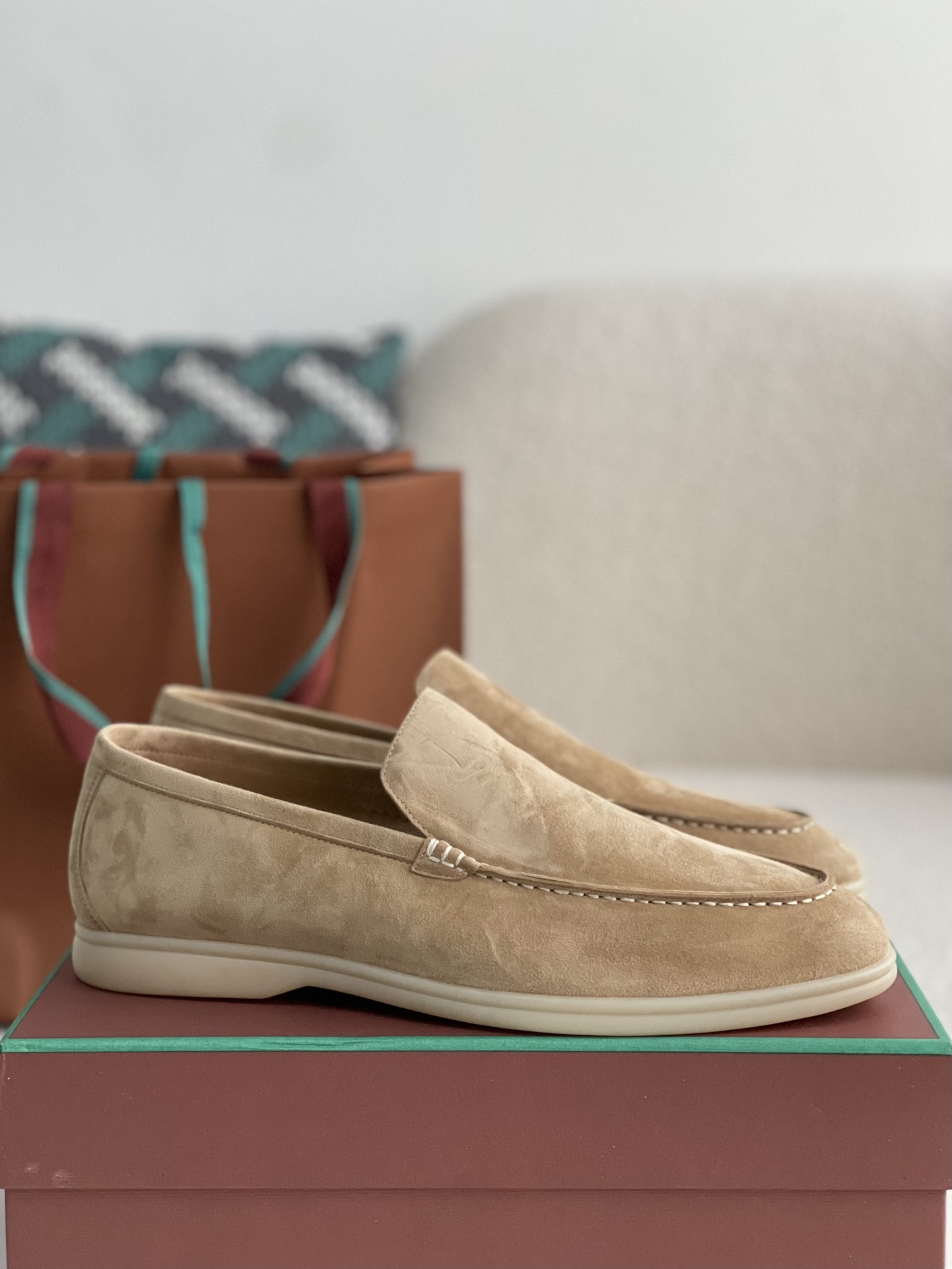 Loro Piana Summer Charms Walk Moccasin Shoes