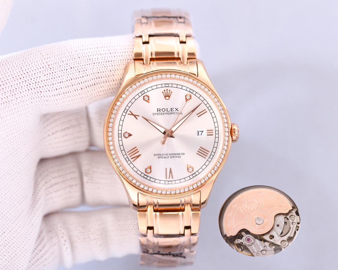 Rolex sapphire glass double mirror! super night light