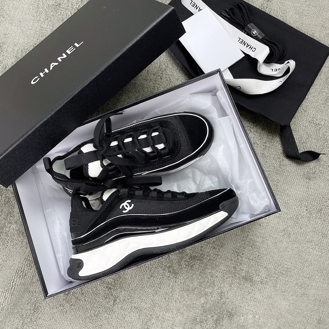 CHANEL sneakers classic small incense sneakers cowhide sheepskin leather genuine leather sole