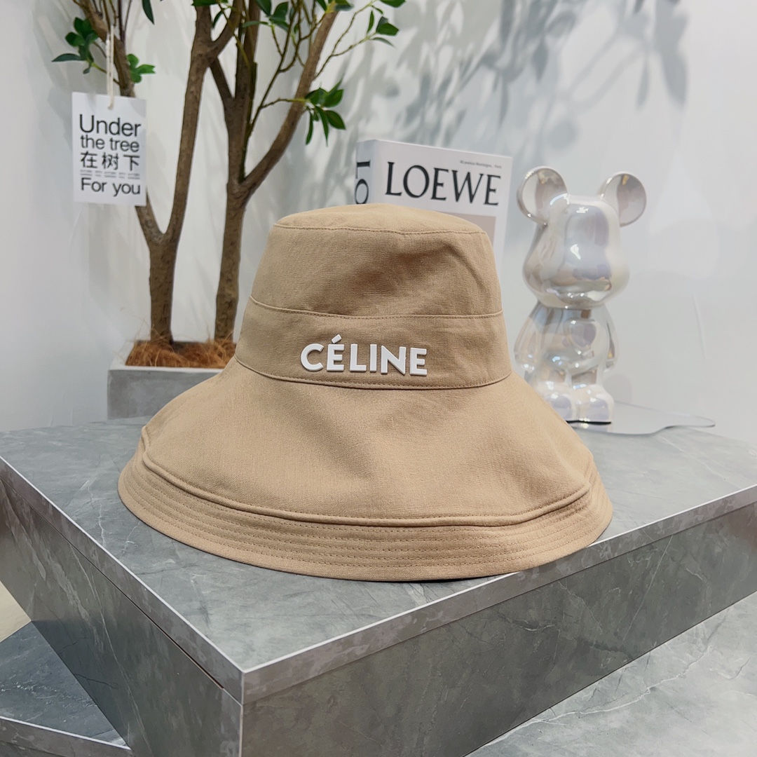 Celine-simple fisherman hat Classic customized special, fresh