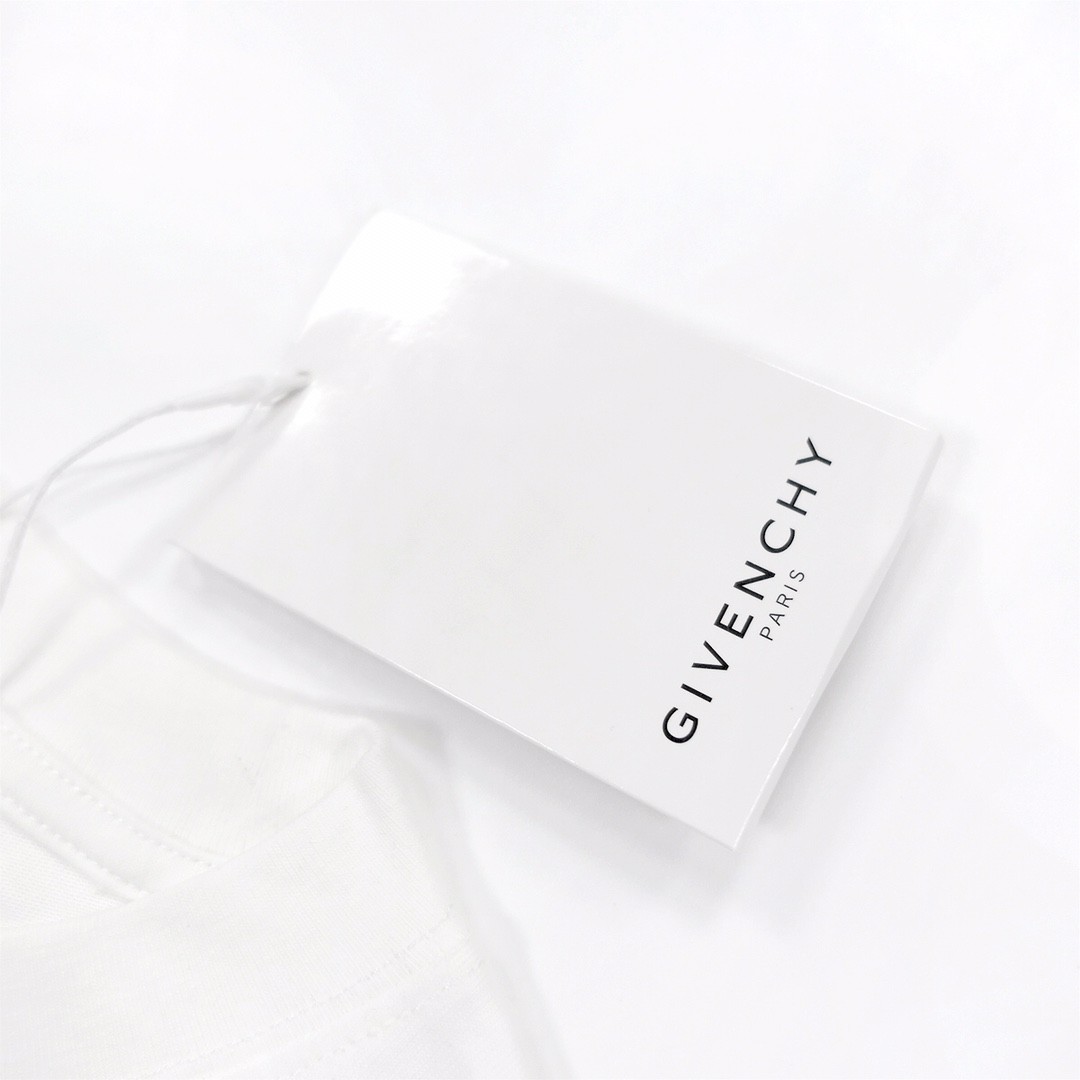 Givenchy 2024ss new summer feather print t-shirt