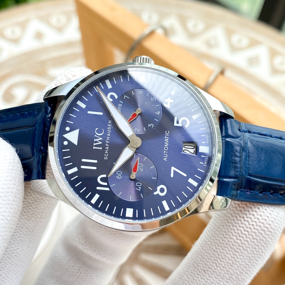 IWC- Las Vegas Roulette Top 316 stainless steel case strap with mineral super mirror