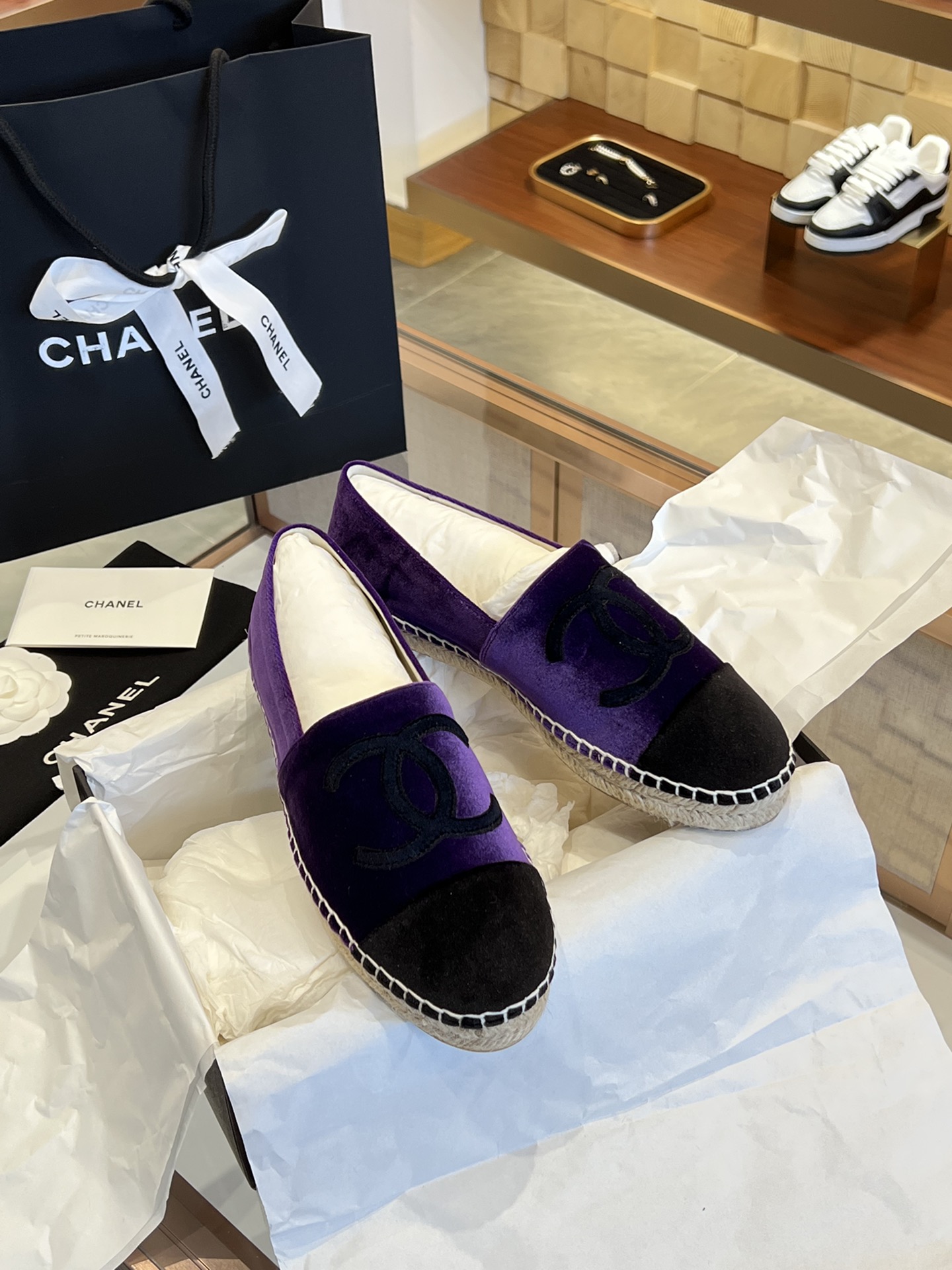 CHANEL fisherman shoes Chanel classic version of the original injection of rubber translucent rubber original color hemp sole