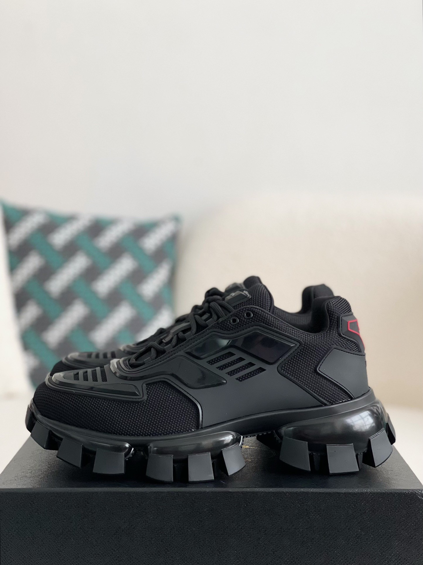 Prada Cloudbus Thunder technology fabric sneakers