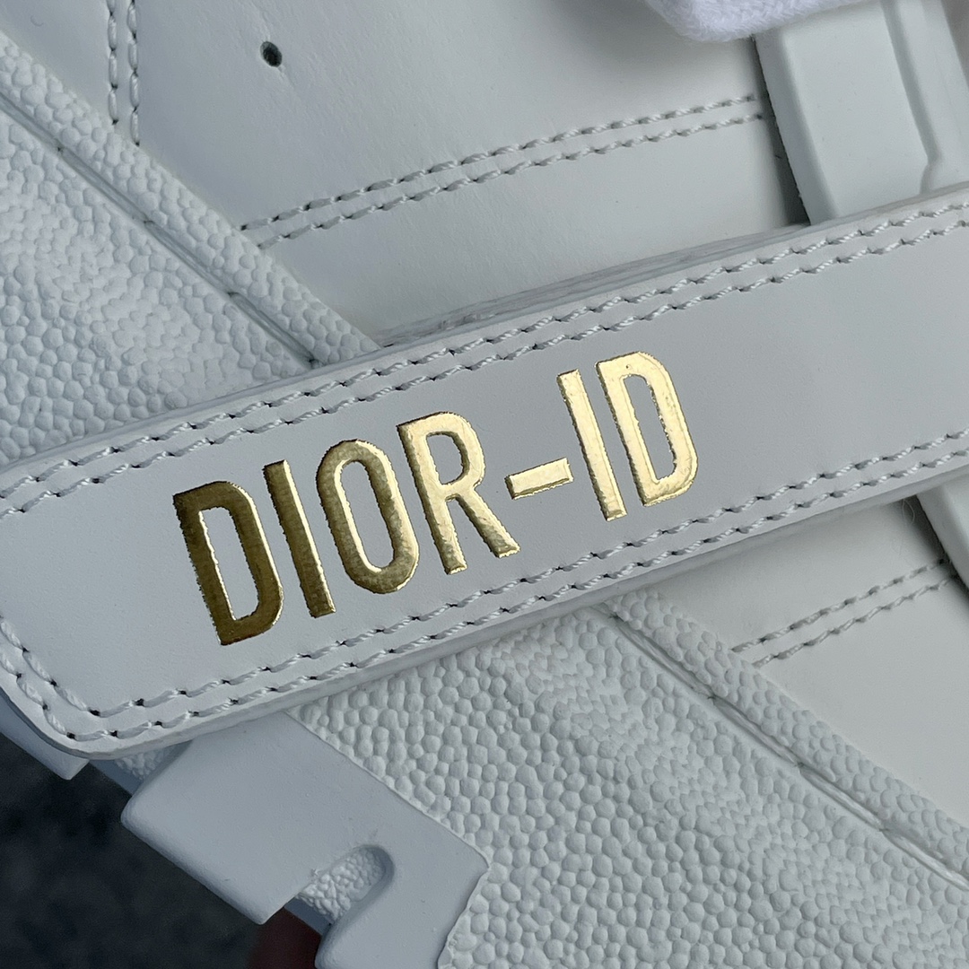 DIOR Shell Toe Pumps Pure White Embroidered 3 Colours Cowhide Upper TPU Outsole