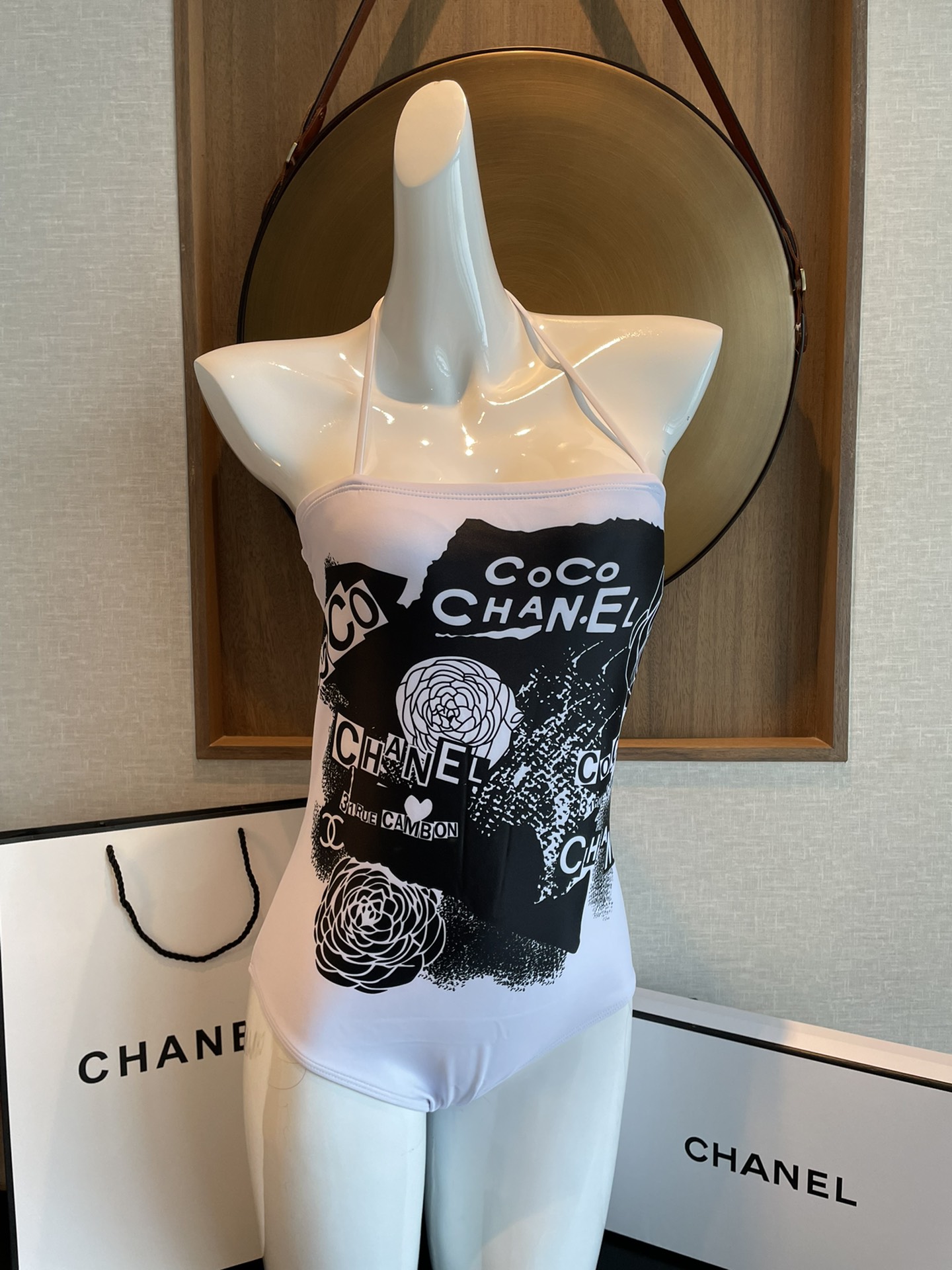 Chanel one piece swimsuit