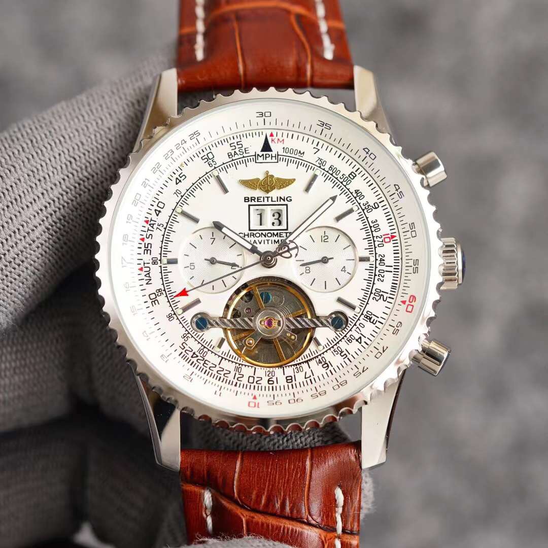 Breitling-Built-in automatic mechanical movement Classic men's watch 6 position flywheel