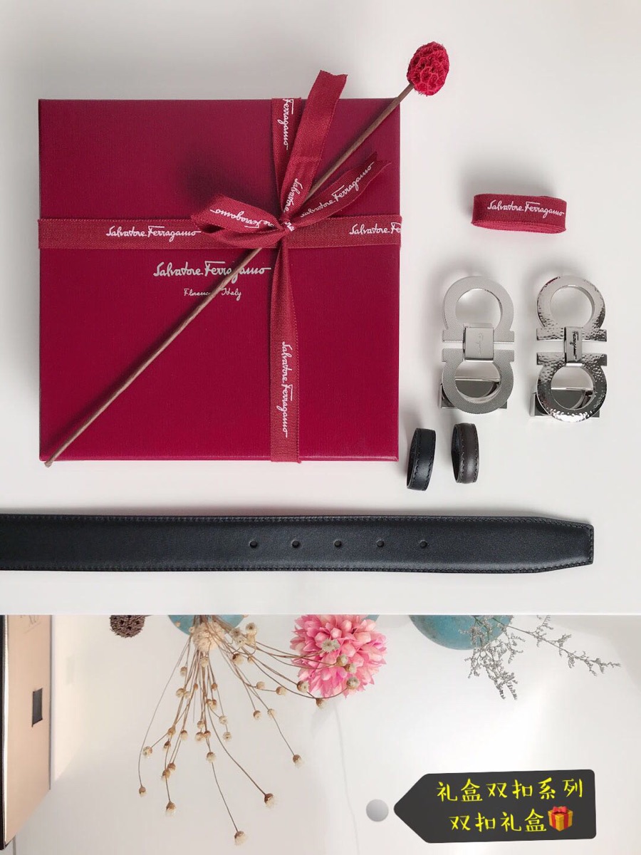 FERRAGAMO Double Buckle Gift 🎁 Series