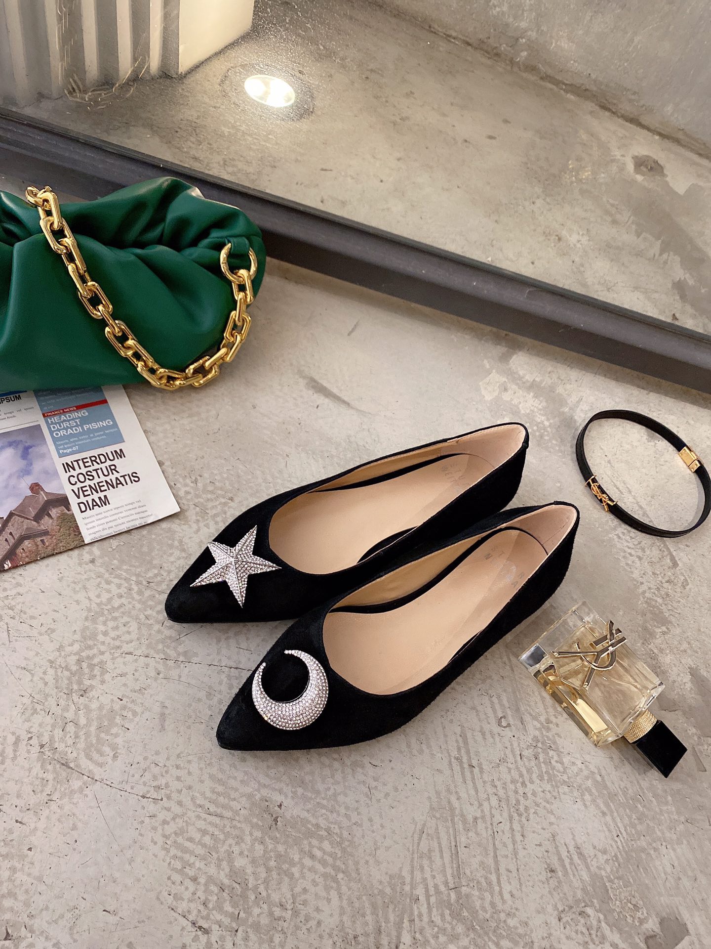 Stuart Weitzman Stuart Weitzman 2021ss early spring new single shoes sheep game leather