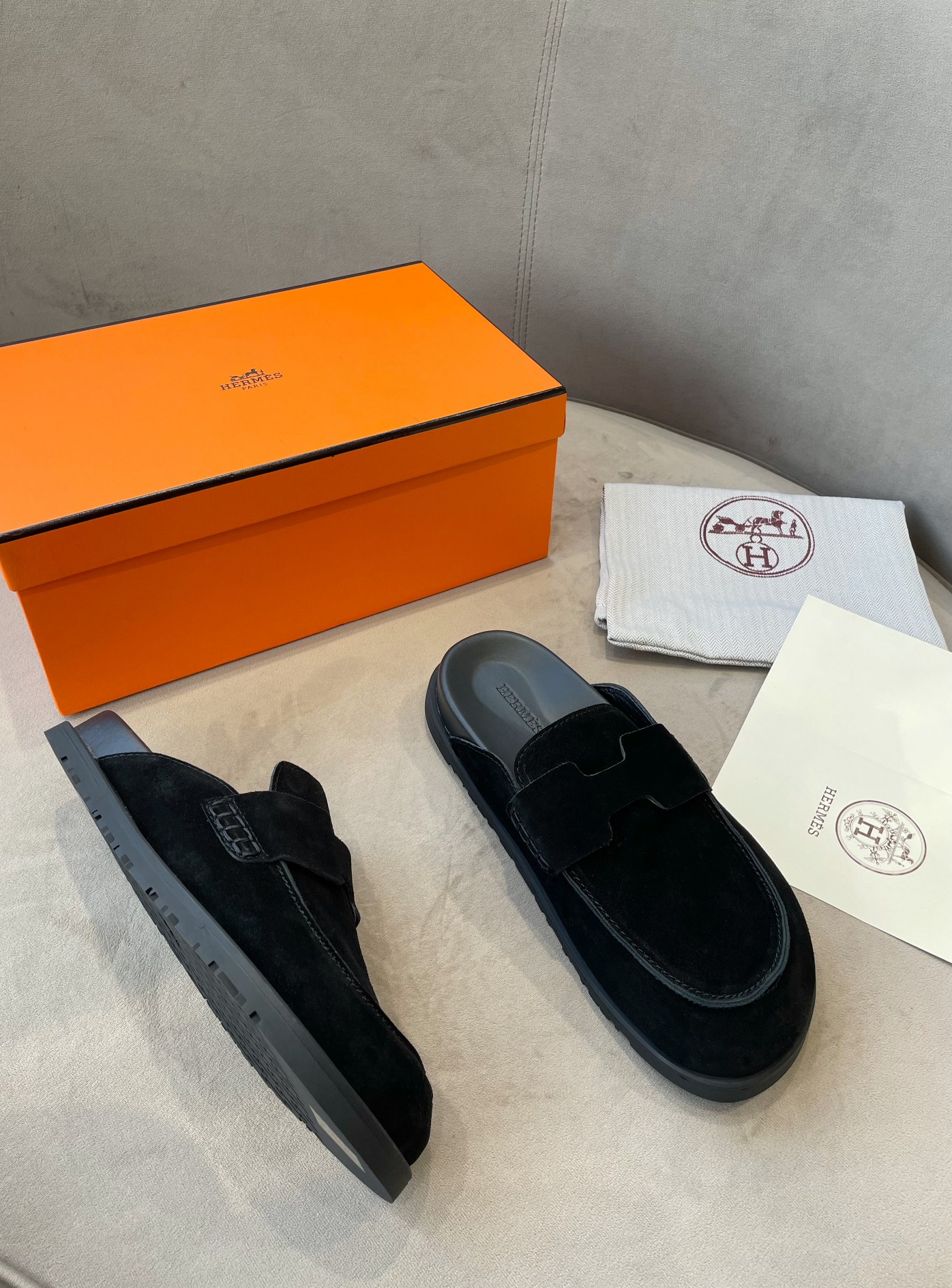 Hermes Birkenstock Mules