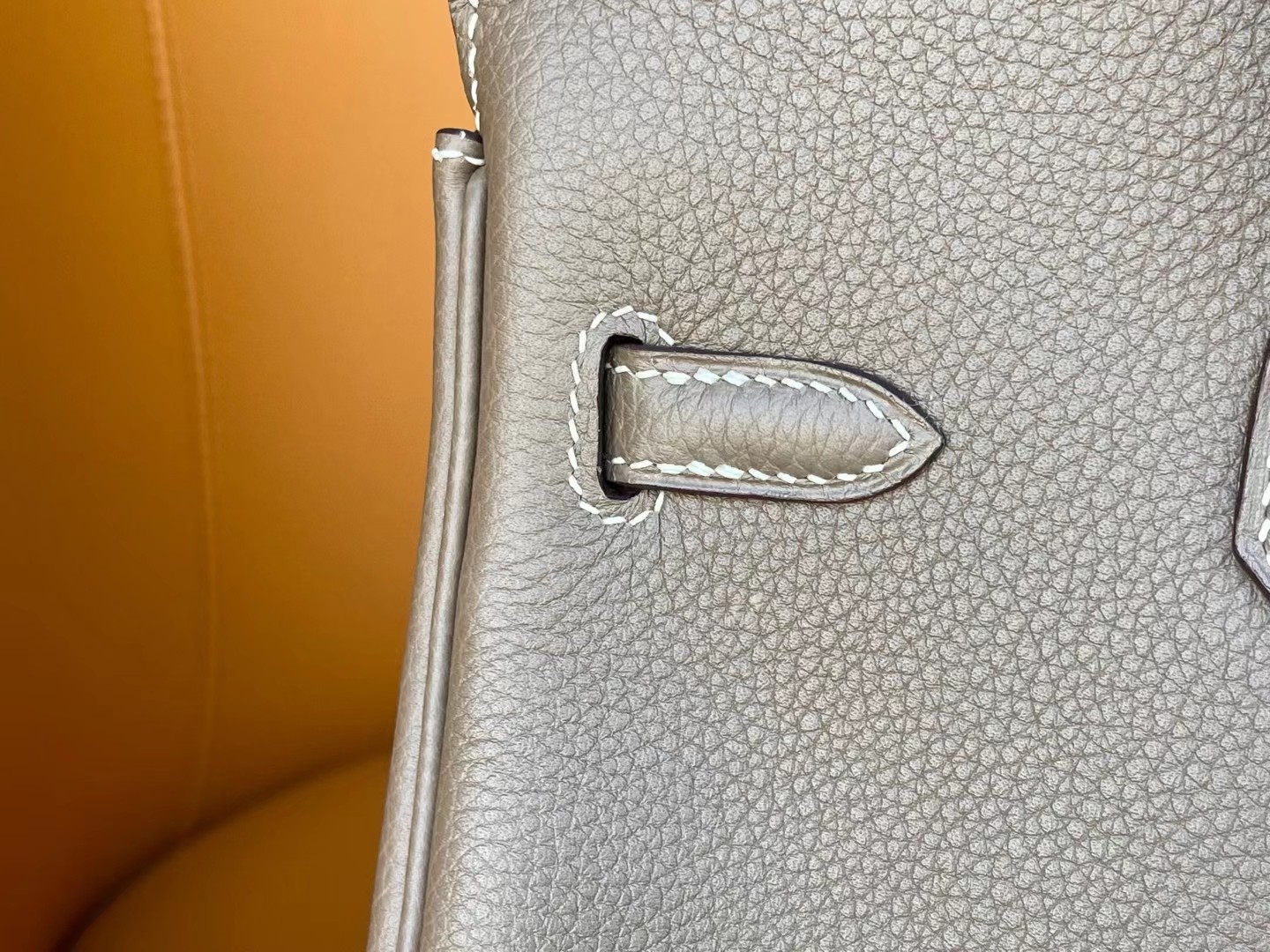 Birkin 25/30 Elephant Grey togo Gold Buckle