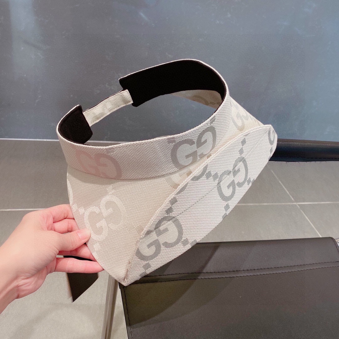 GUCCI foldable empty top visor