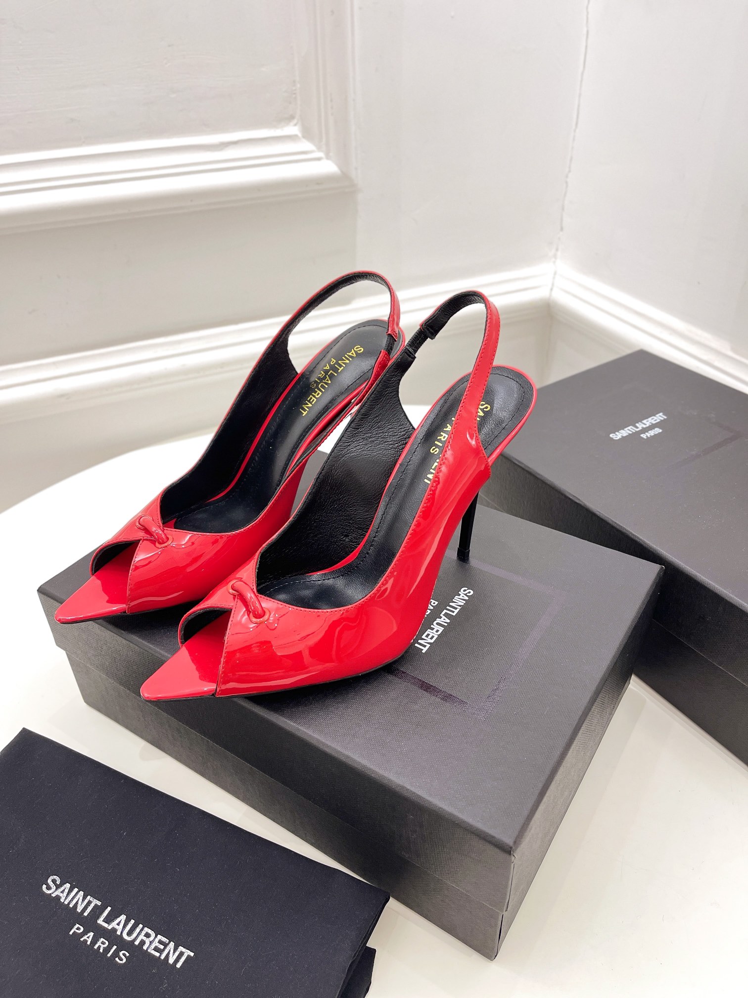 𝙎𝙖𝙞𝙣𝙩 𝙇𝙖𝙪𝙧𝙚𝙣𝙩 | 𝟐𝟎𝟐𝟏/𝐒𝐒 𝐧𝐞𝐰 YSL｜Roland 2022/fw early spring new baked high heels