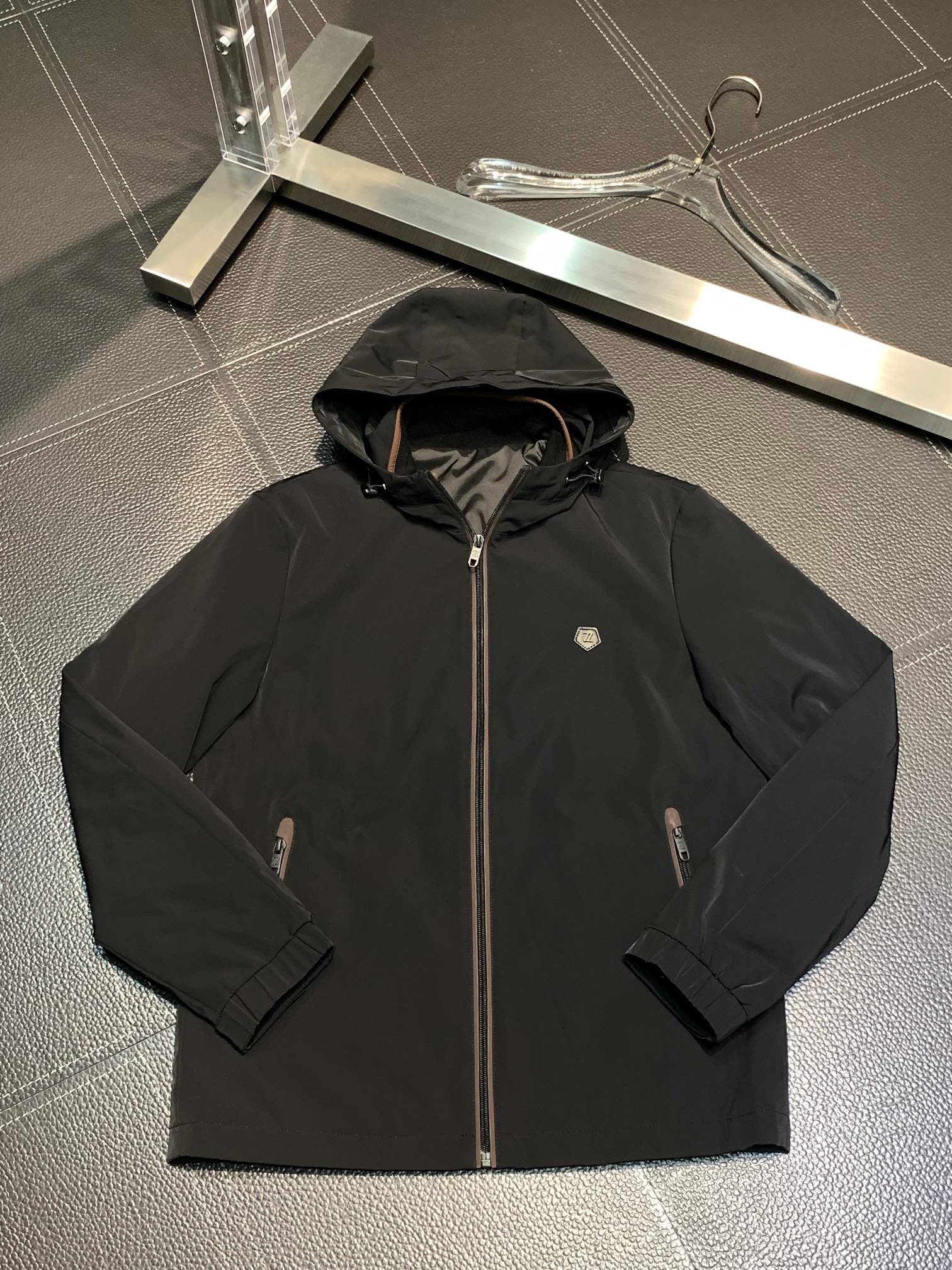 Zegna Casual hooded windbreaker