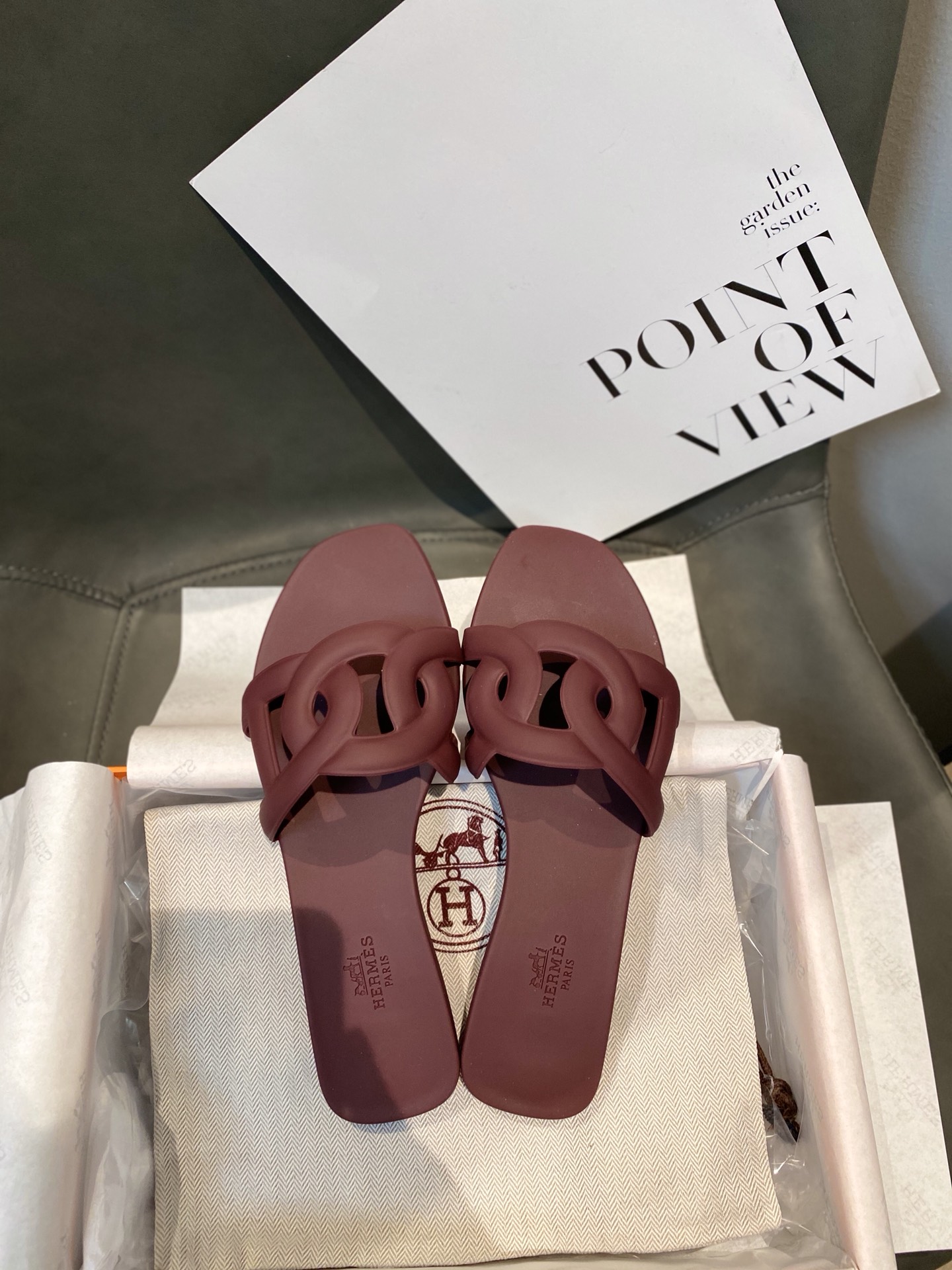 Hermes Pig Nose Classic Slippers