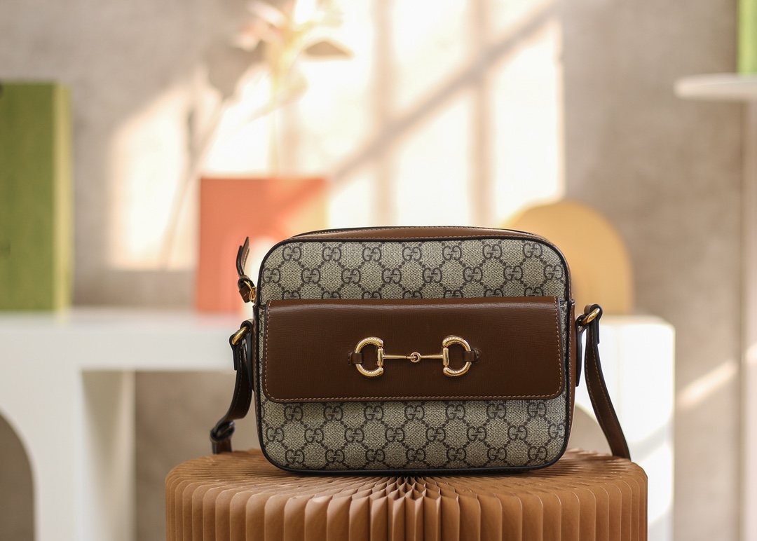 GUCCI 𝙃𝙤𝙧𝙨𝙚𝙗𝙞𝙩 𝟭𝟵𝟱𝟱 horsebit shoulder bag #645454#