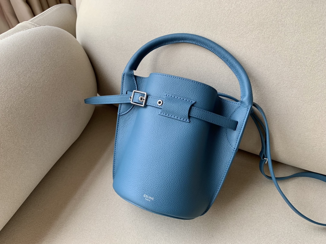 𝐂𝐞𝐥𝐢𝐧𝐞 Bigbag bucket nano  calfskin