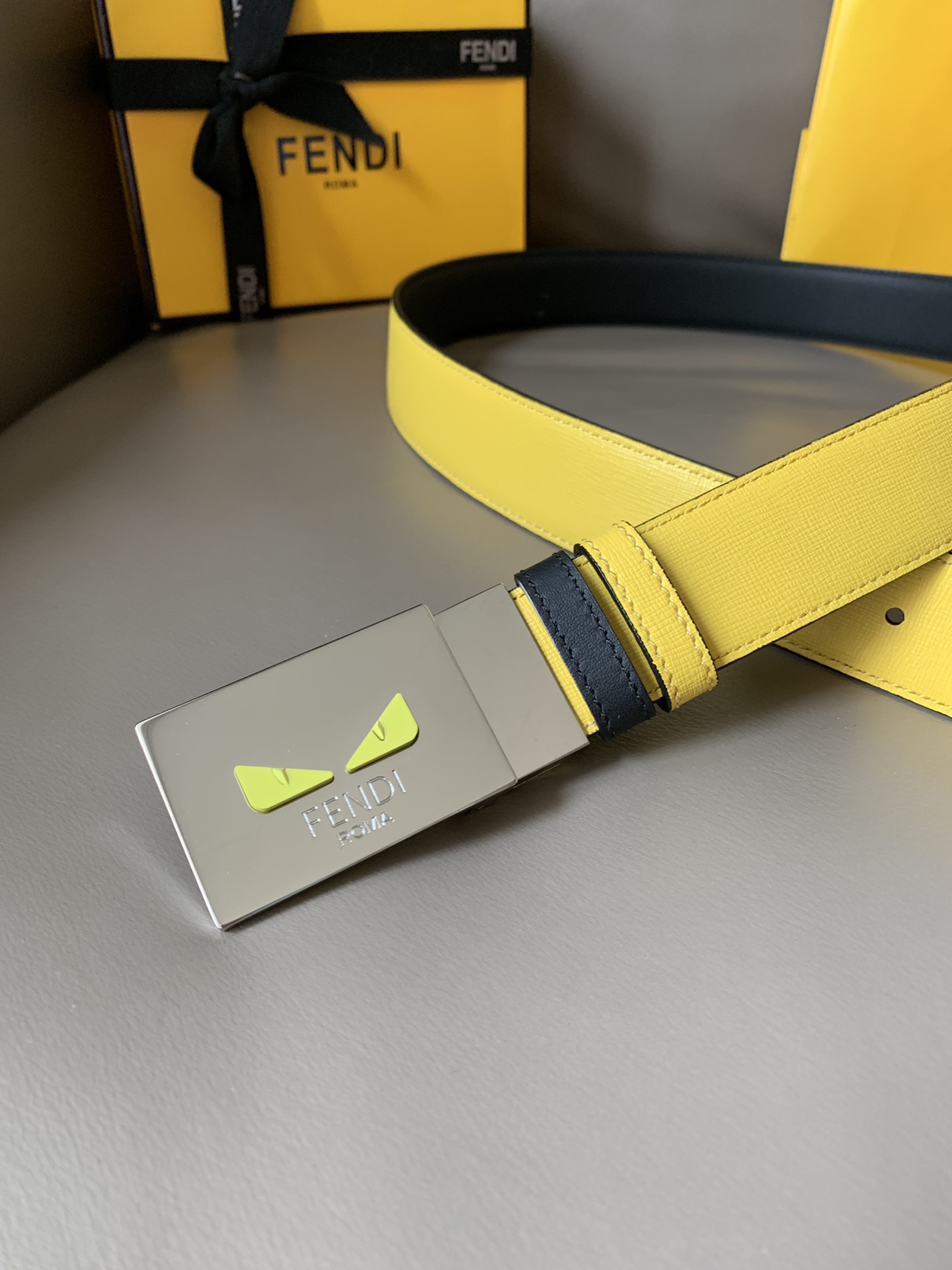 FENDI casual reversible belt