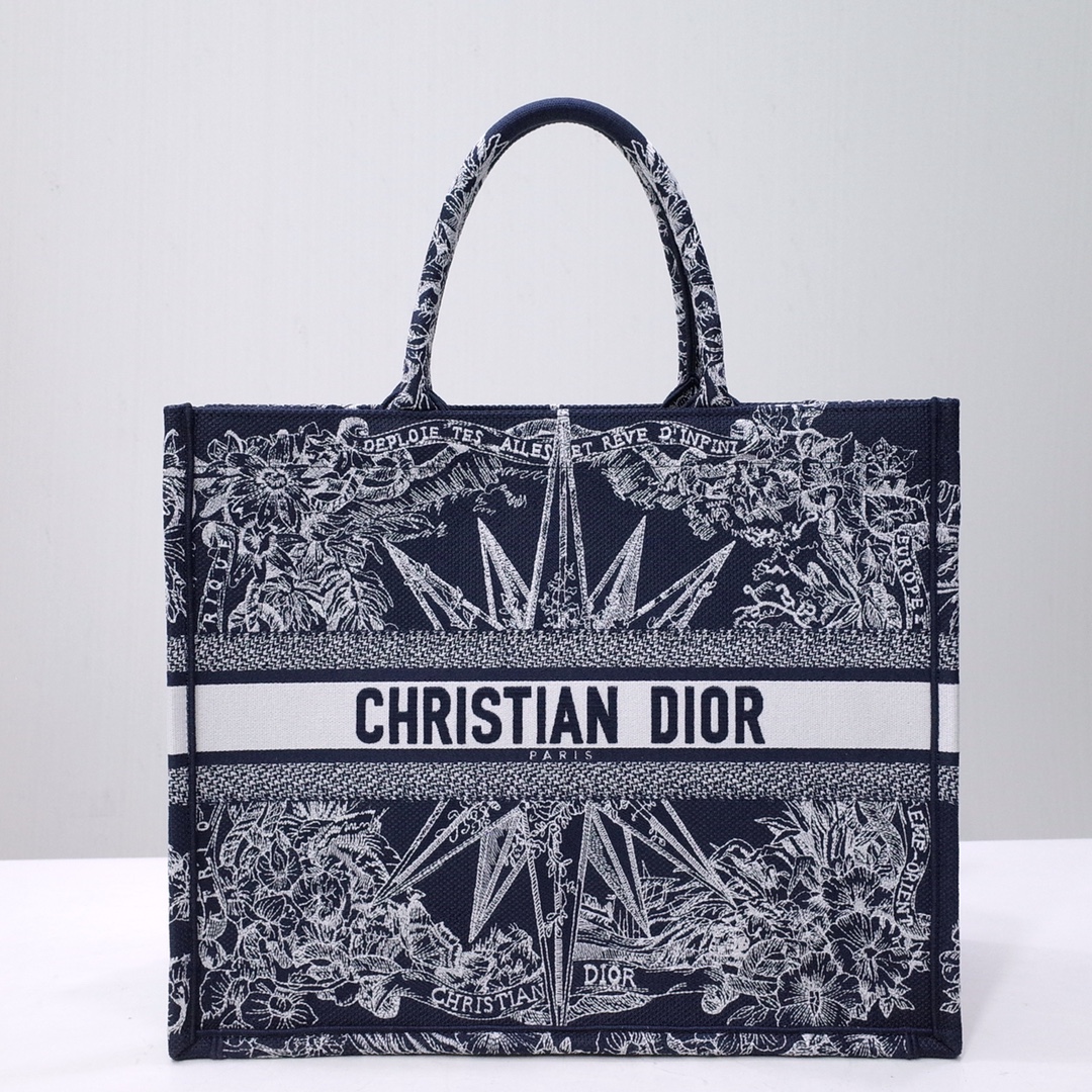 DIOR TOTE oblique vintage print