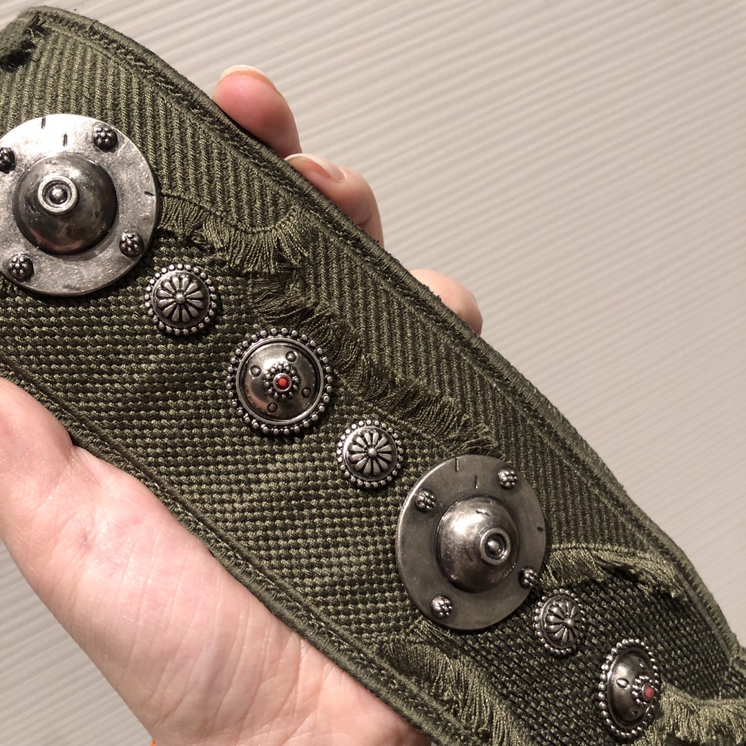 Dior shoulder strap camouflage army green