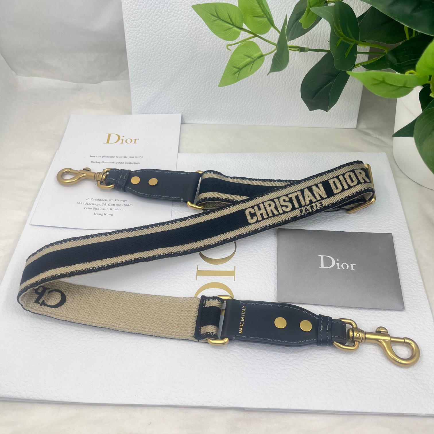 Dior's new adjustable shoulder straps