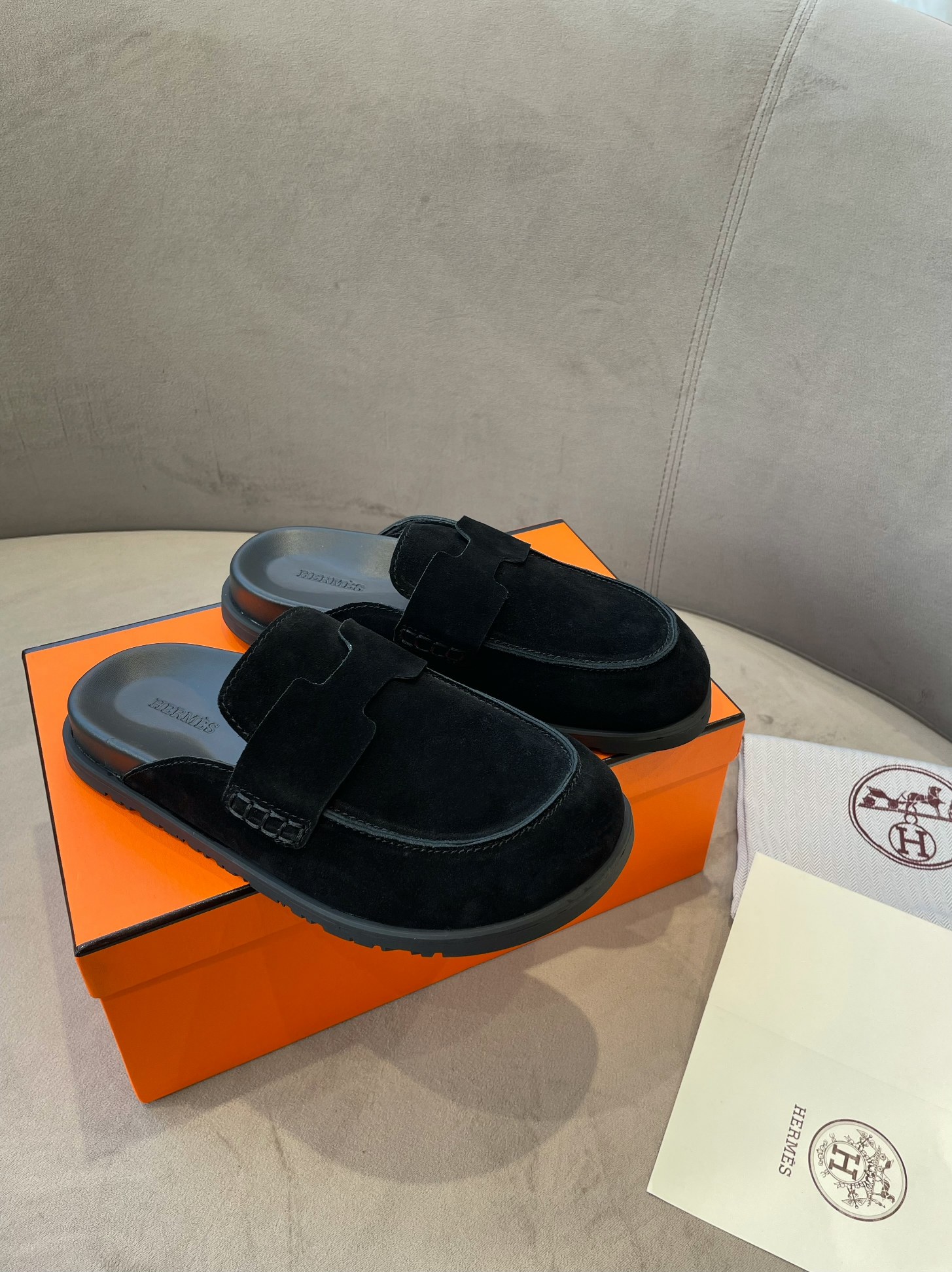 Hermes Birkenstock Mules