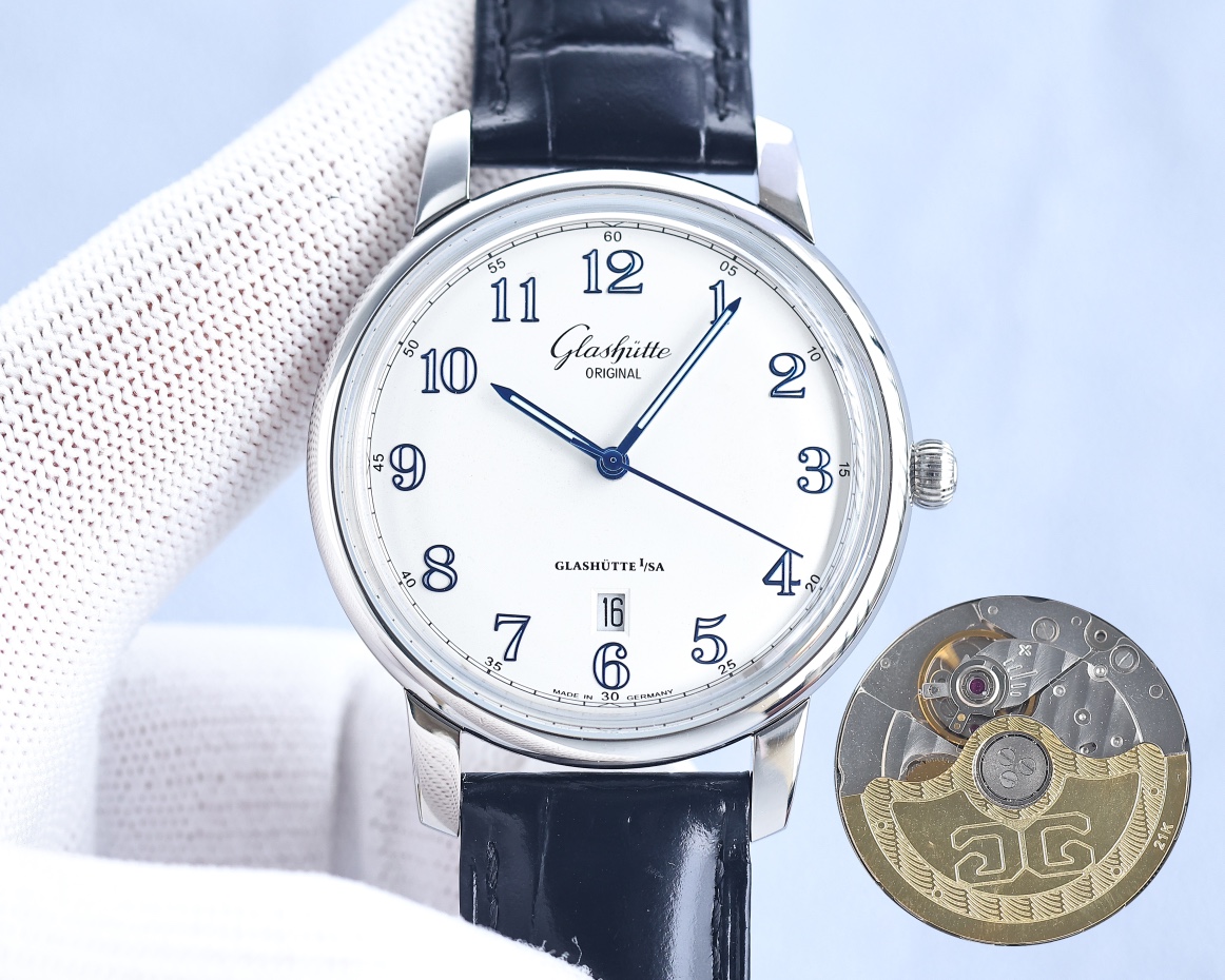Glashütte TW Glashütte Original Councillor Model 1-36-01 Original Open Model Copy