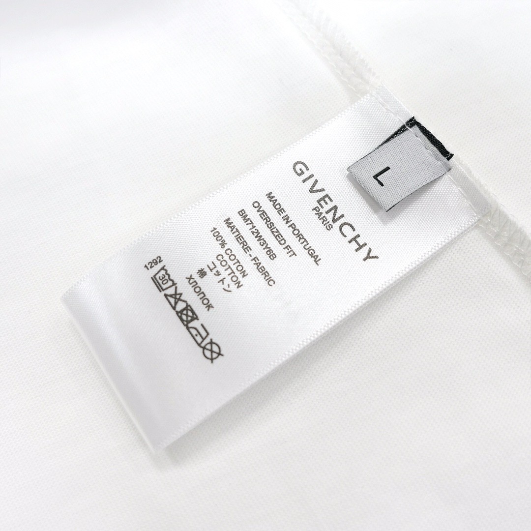 Givenchy 2024ss new summer feather print t-shirt