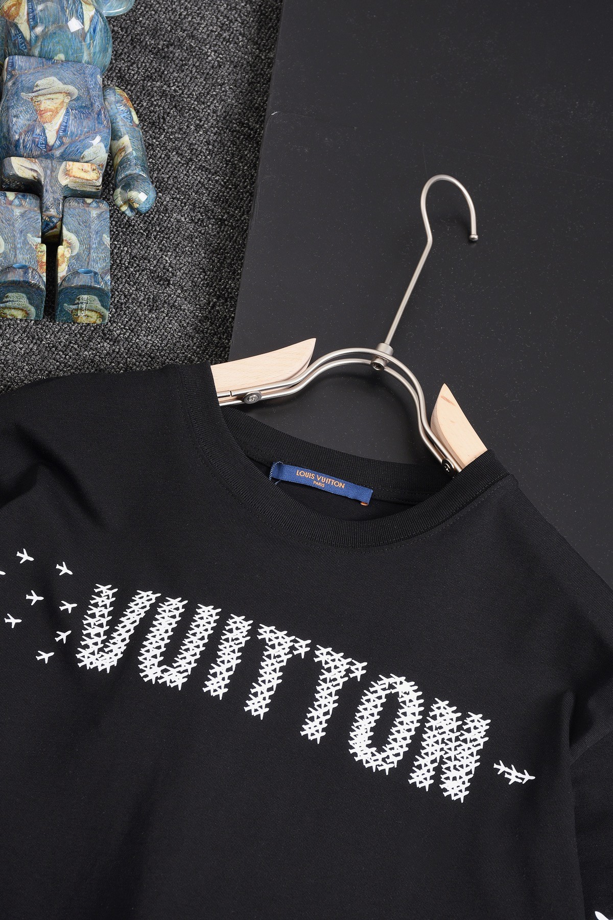 Louis Vuitton 24SS early spring new large-scale small aircraft printed t-shirt