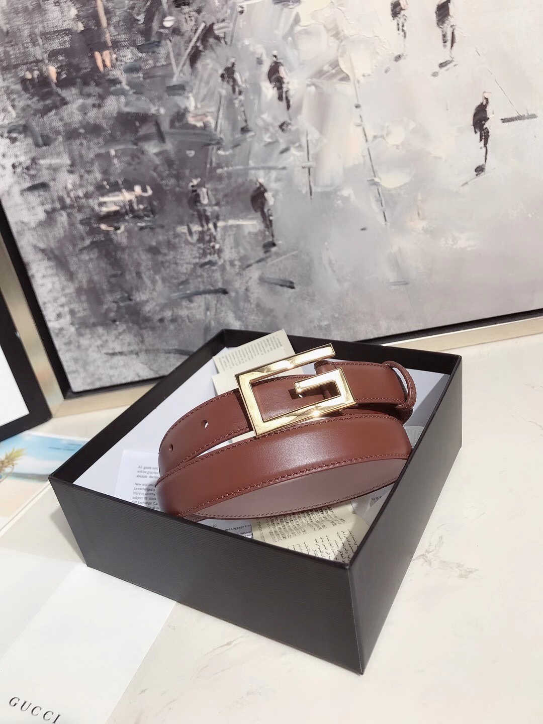 GUCCI D Italy 🇮🇹 imported cowhide