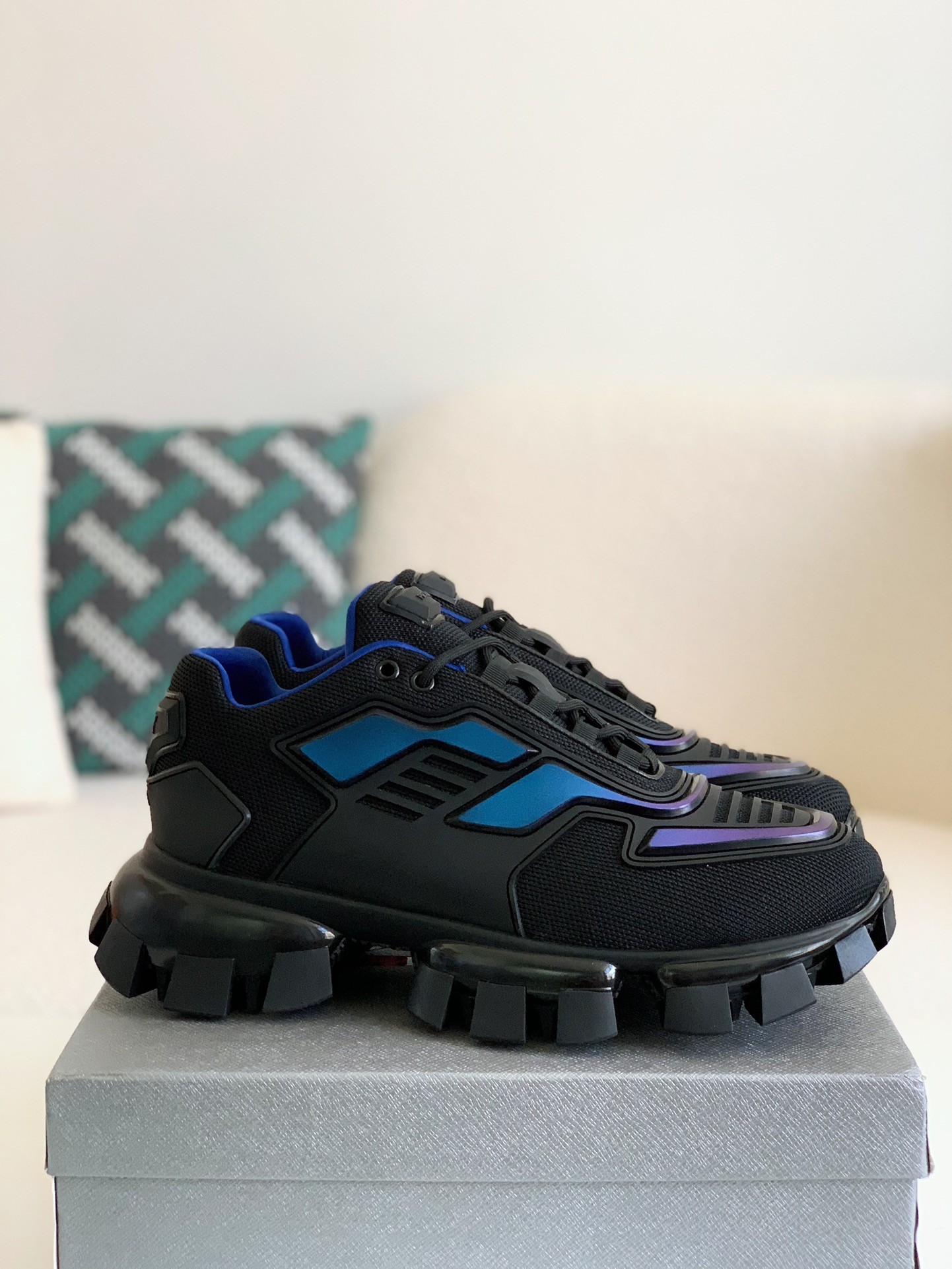 Prada Cloudbus Thunder technology fabric sneakers