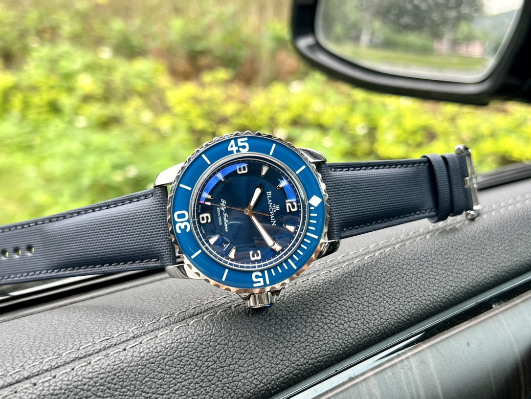 Blancpain-Tw Manufacture Blancpain Fifty Fathoms 16 stainless steel metal case with sapphire bezel mirror