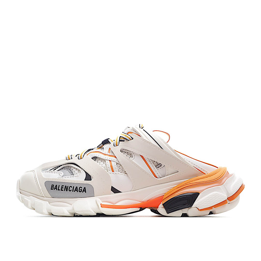 Balenciaga Sneaker Tess s.Gomma MAILLE WHITE/ORANGE