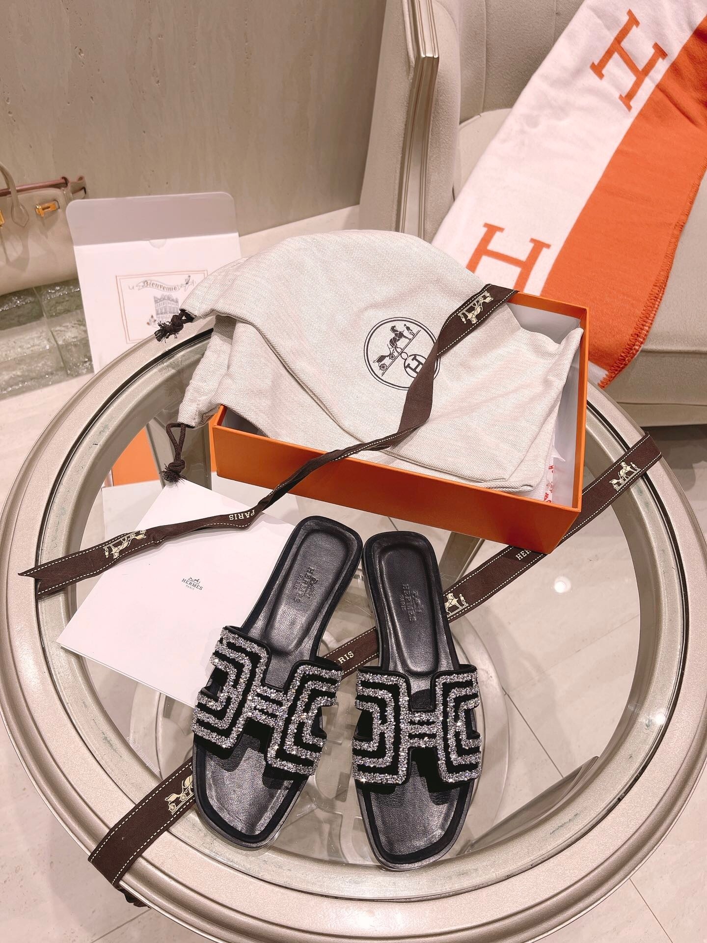 Hermes Classic H Slippers
