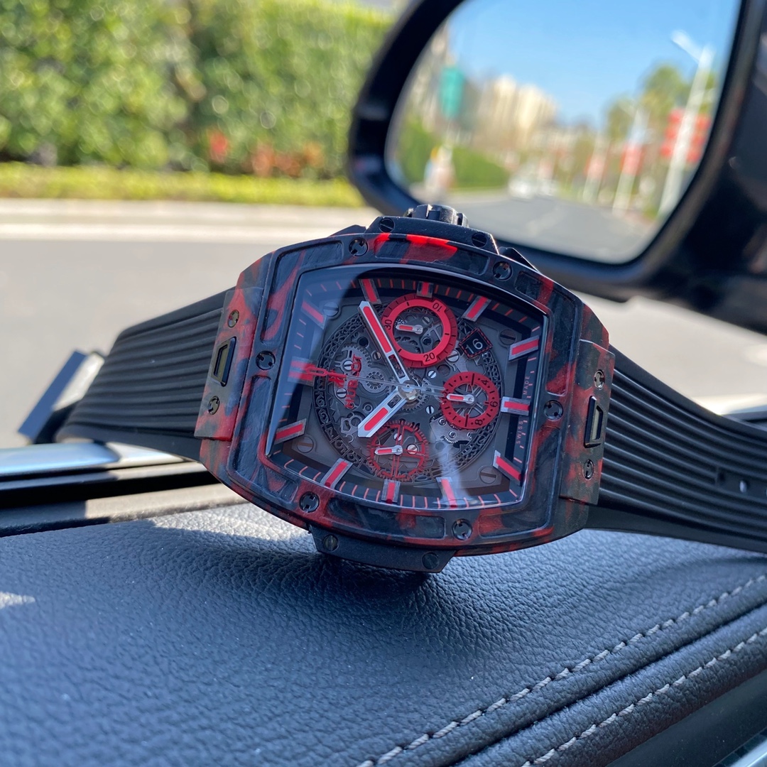Hublot-Spirit of Big Bang Red Carbon Fiber Watch