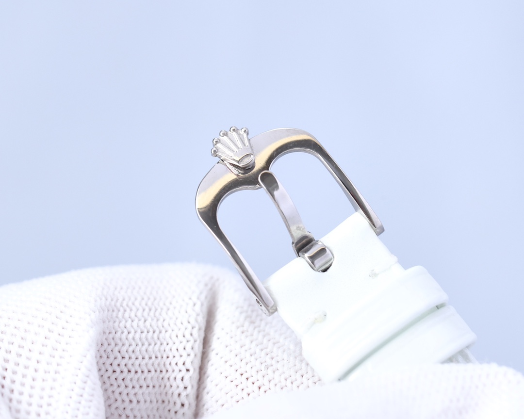 Rolex V8 version fashion women's watch simple three needle super luminous at night