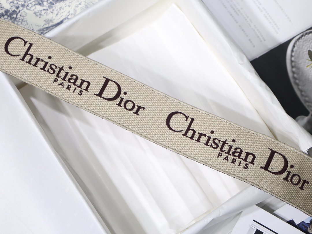 Dior date red D Oblique velvet shoulder strap