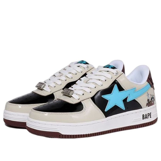 A BATHING APE Bape Sta x Marvel ‘Cream Black Blue’ 1I73-291-906