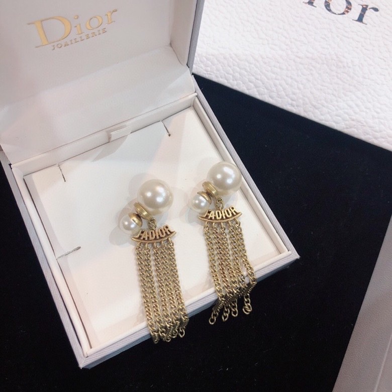 Dior stud earrings