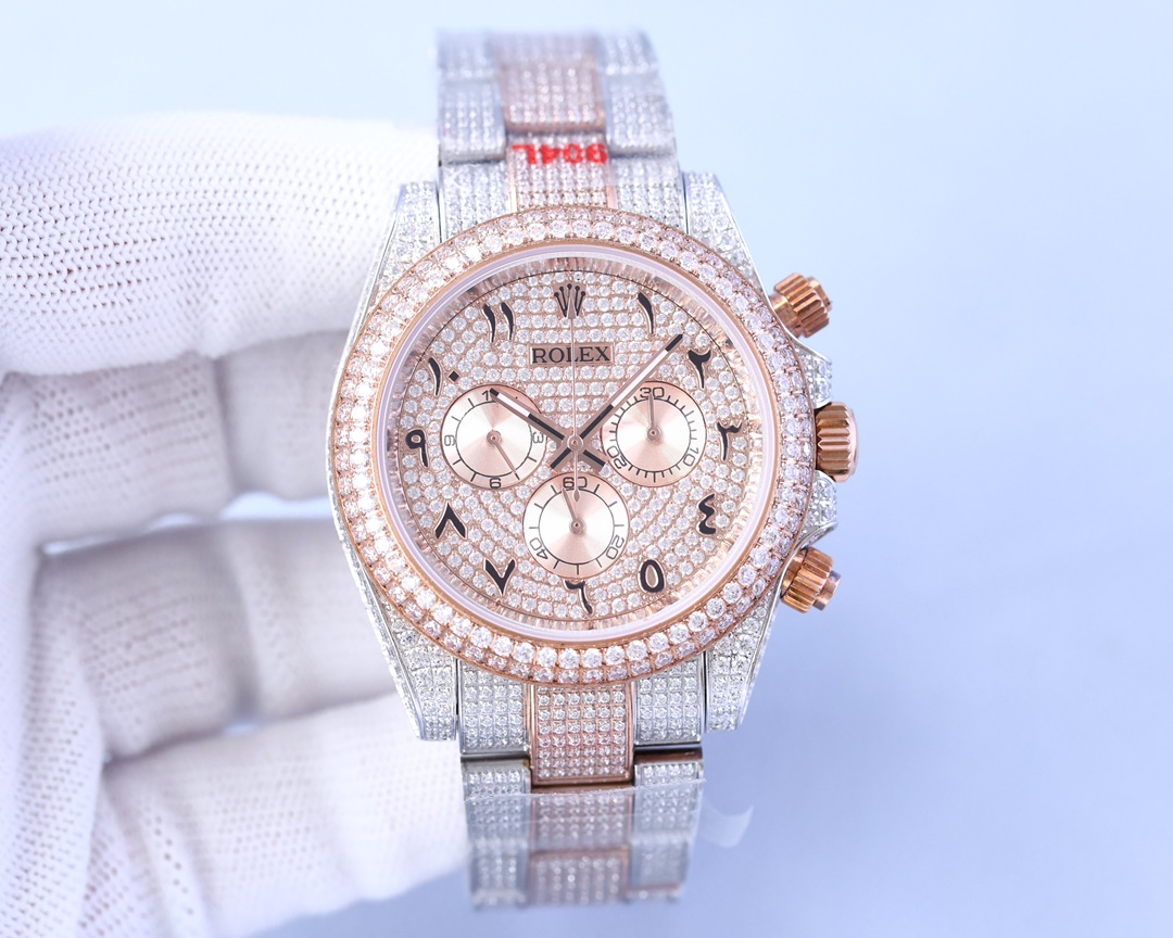 Rolex Cosmic Chronograph Daytona Gypsophila 40 Series