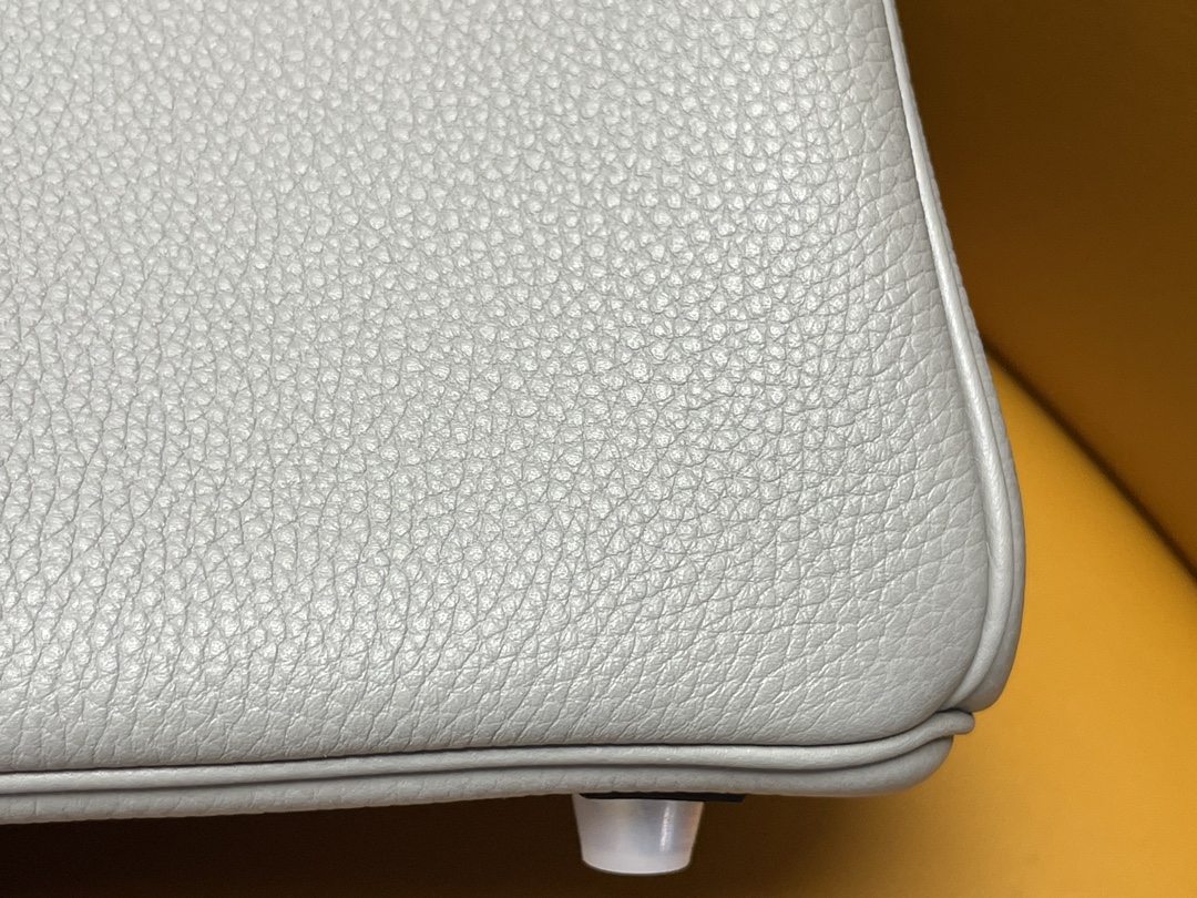 Birkin25 Glacier Blue Togo Leather Silver Buckle