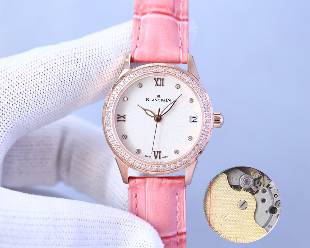 Blancpain - Fashion Women's Watch Night Time Super Luminous High-end Mother-of-Pearl Dial