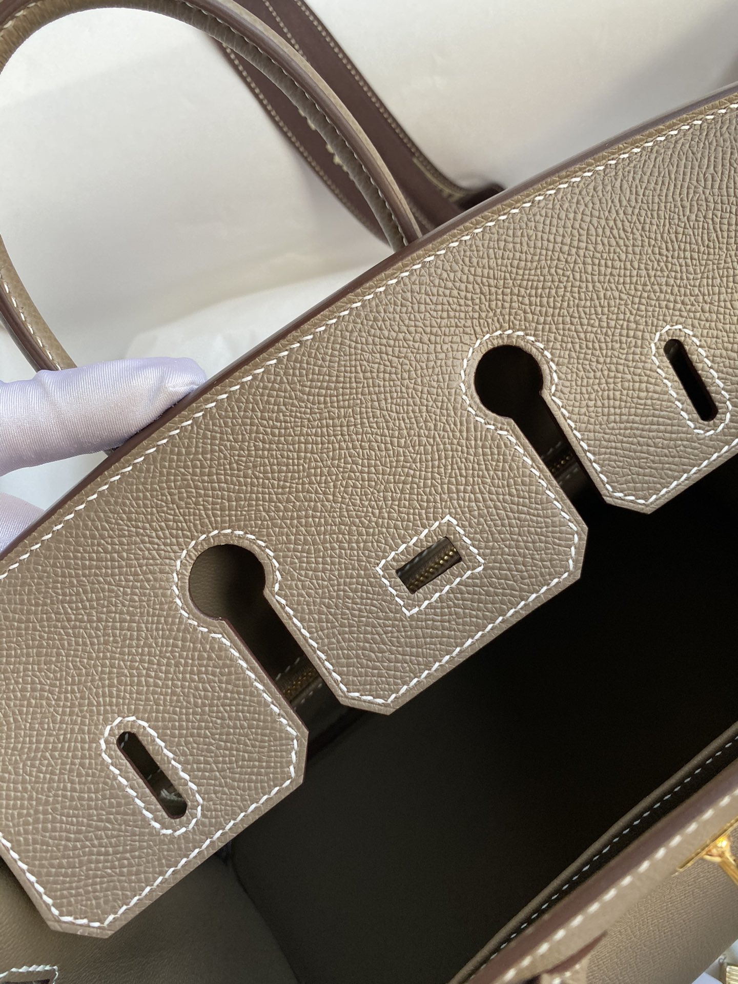 Birkin 25cm Epsom Leather Elephant Grey 🐘 Gold Buckle