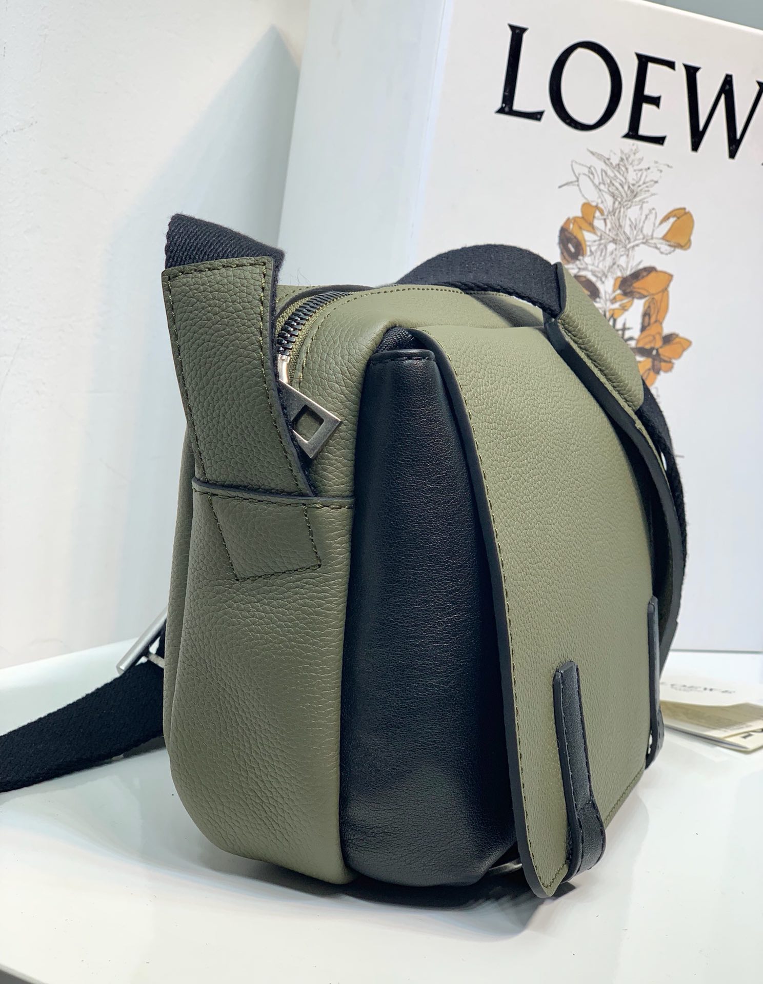 LOEWE latest military messenger bag